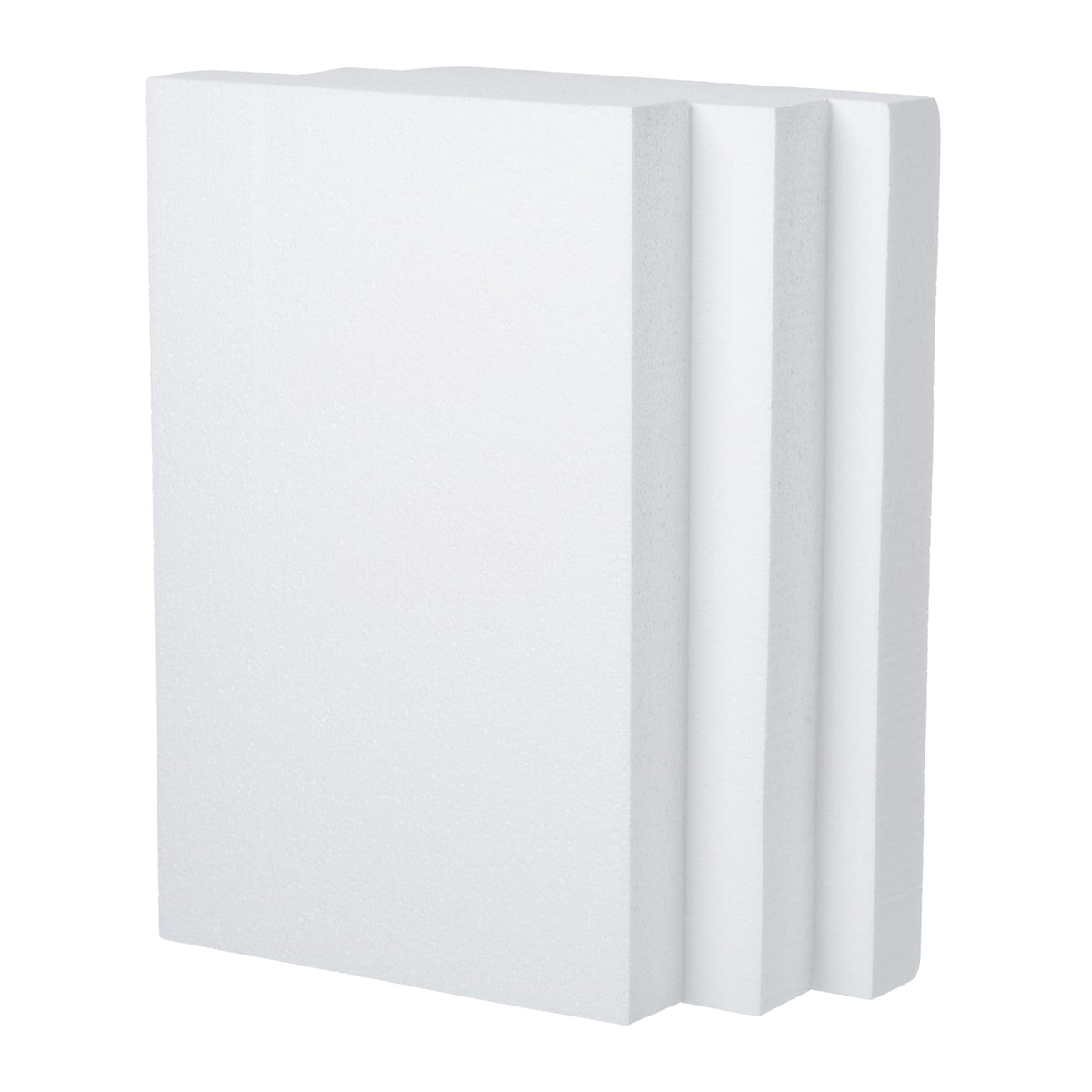 White Polystyrene Foam Blocks, 3 Pack, 17 x 11 x 2 Inch Craft Boards for Centerpieces and Floral Displays - Image 4