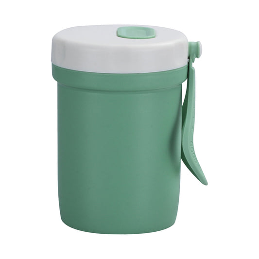 Insulated Stainless Steel Soup Cup, 400ml Leak-Resistant Food Mug with Sealed Lid and Carry Handle