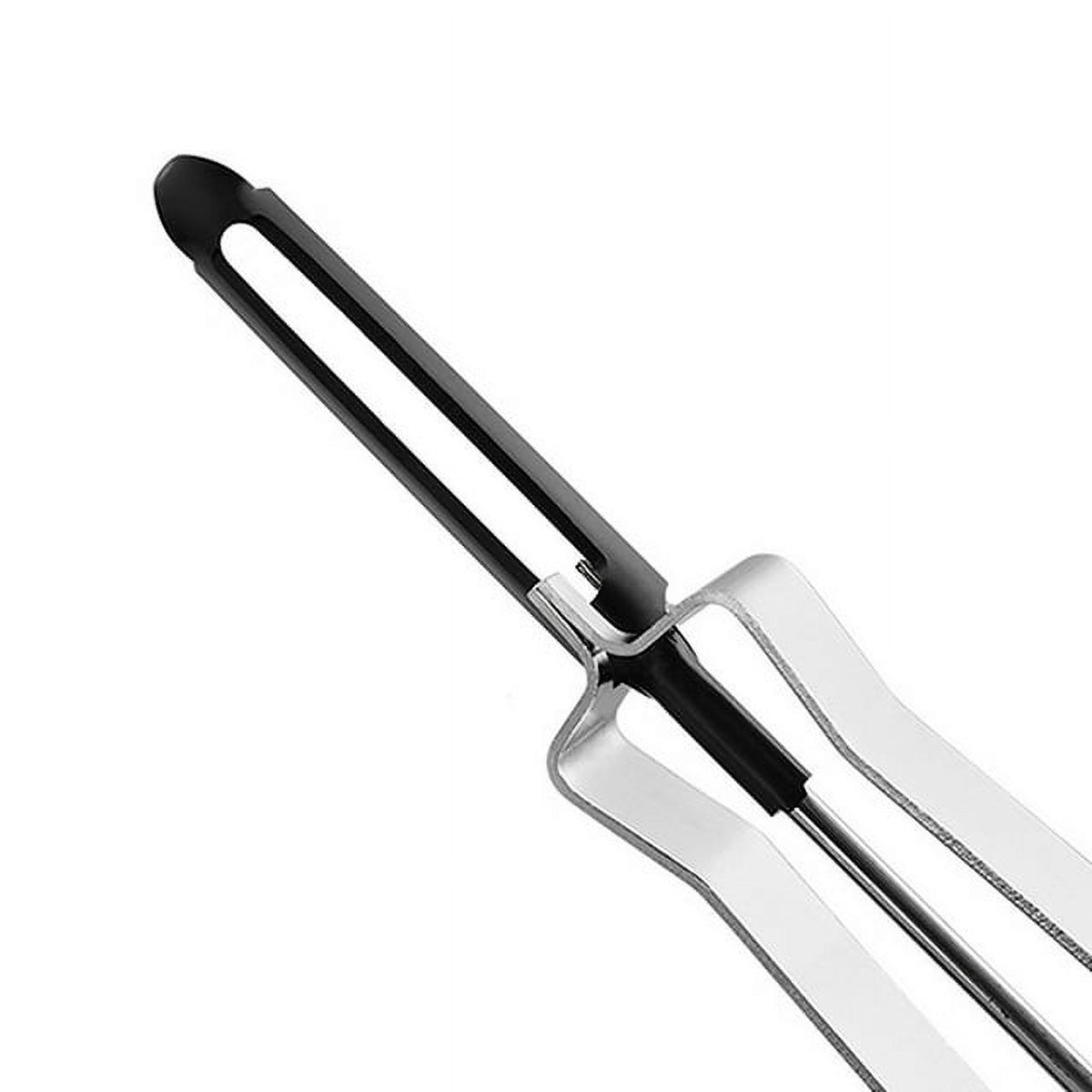Stainless Steel Swivel Peeler for Vegetables and Fruit, with Blemish Remover for Left or Right Hand - Image 3