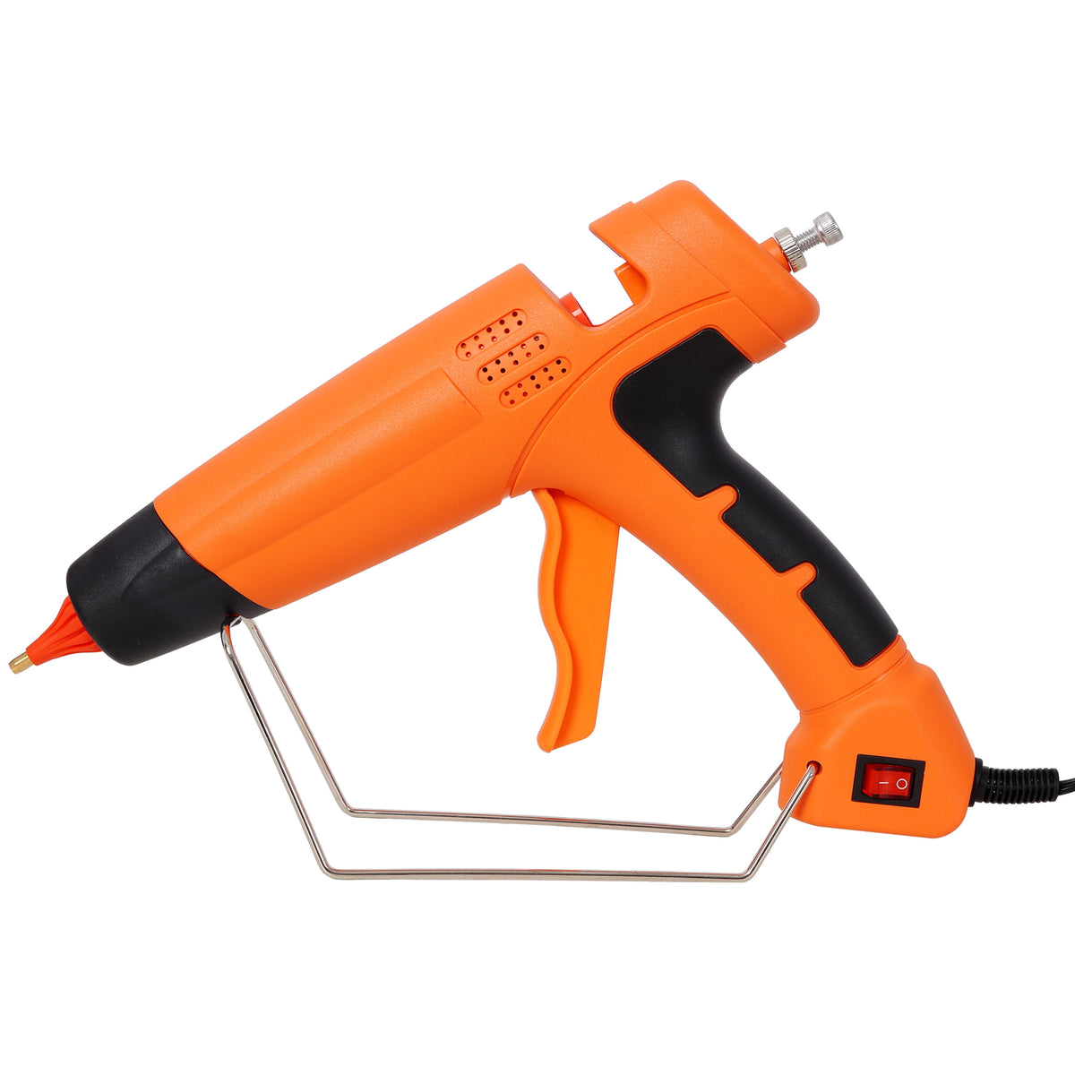 High-Power Hot Glue Gun Kit, 550W with Digital Temperature Display, 4 Spare Nozzles and 24 Glue Sticks - Image 6