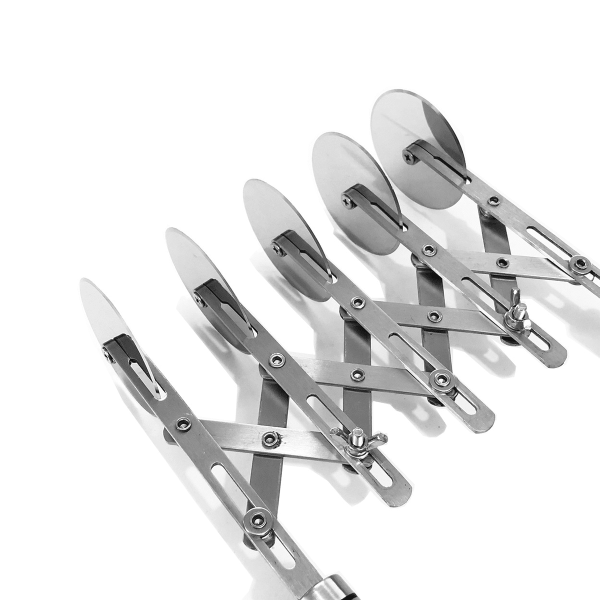 Adjustable Five-Wheel Pastry Cutter, 10.75 Inch Stainless Steel Dough Divider for Brownies, Pasta and Cookies - Image 6