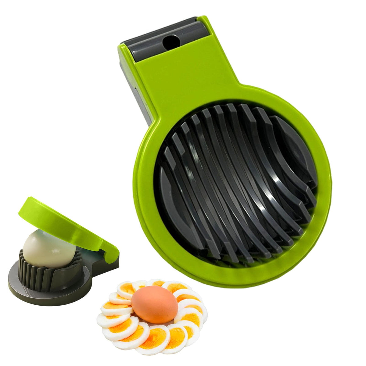 Wire Egg Slicer and Dicer, Stainless Steel Cutter for Boiled Eggs, Strawberries, Mushrooms and Soft Fruit - Image 2