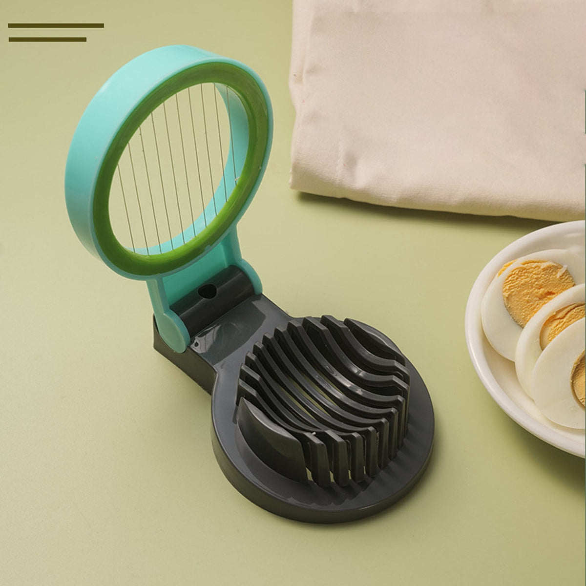 Wire Egg Slicer and Dicer, Stainless Steel Cutter for Boiled Eggs, Strawberries, Mushrooms and Soft Fruit - Image 5