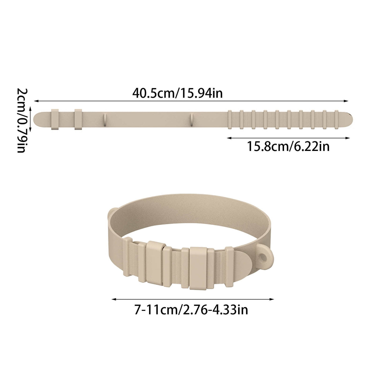Adjustable Tumbler Sling Strap, Silicone Crossbody Carrier for 8 to 40 oz Bottles, Detachable Buckle Handle - Image 3